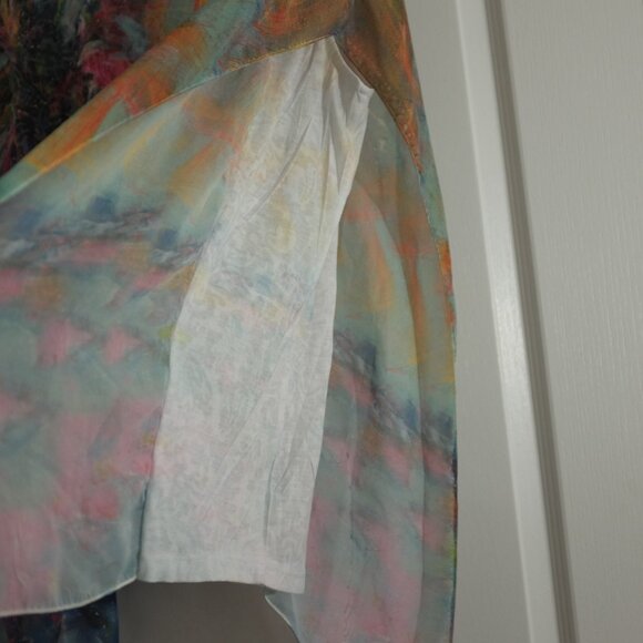 COPY - leoma lovegrove colourful artistic top size XXL - Picture 3 of 7
